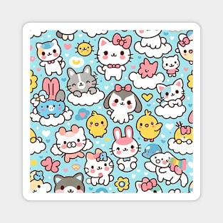 Cute Animal Friends Magnet