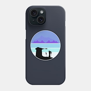 Ski the galaxy! Phone Case