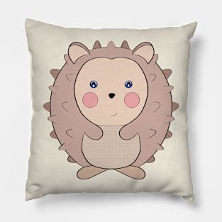 An adorable hedgehog Pillow