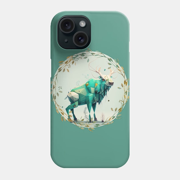 Mythical Antlered Beast Phone Case by ginkelmier@gmail.com