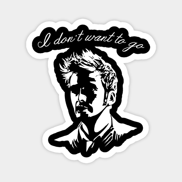 Tenth Doctor - I Don't Want To Go Magnet by sugarpoultry