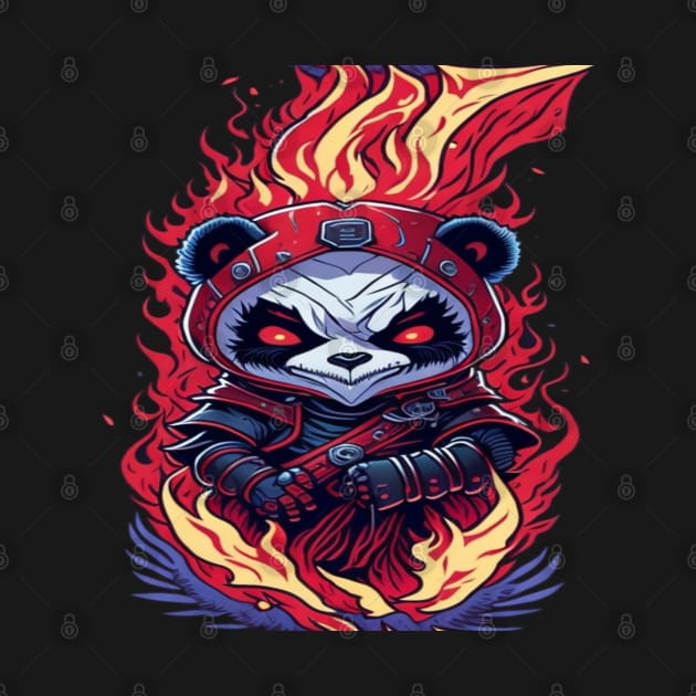 evil warrior panda by sukhendu.12