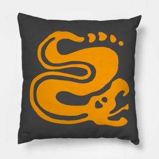 Silver Snakes Pillow