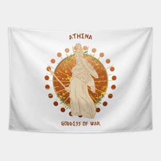 Athena goddess of wisdom and warfare Tapestry