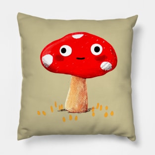 Wall-Eyed Mushroom Pillow