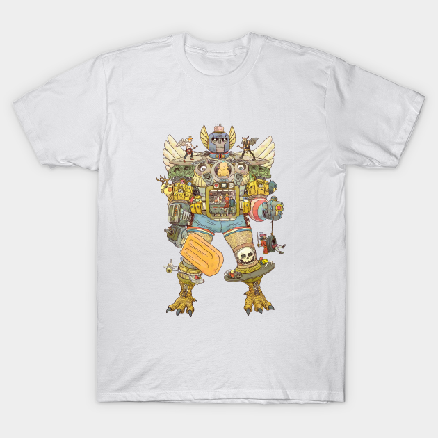 Creamsicle Warrior - Science Fiction - T-Shirt