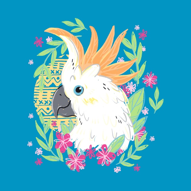 Citron Crested Cockatoo by IllustratedActivist