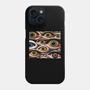 Weird Eyes Art Phone Case