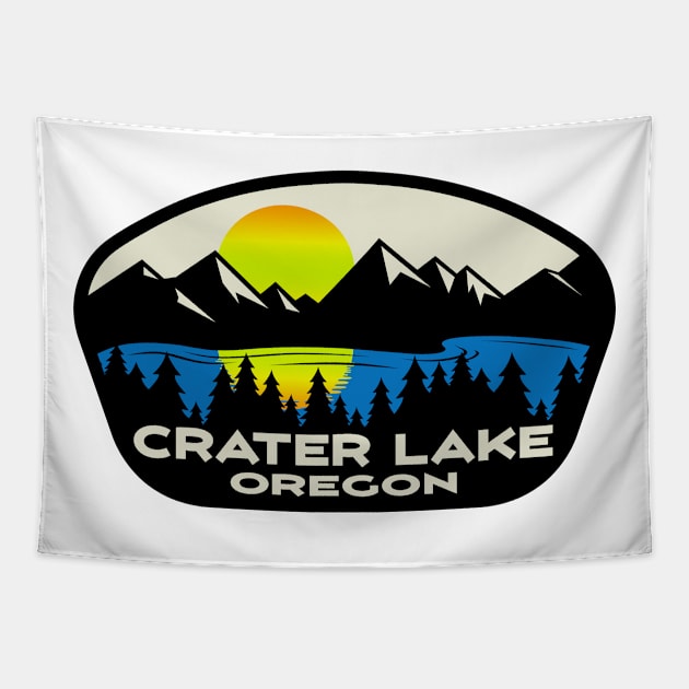 Crater Lake National Park Oregon Tapestry by heybert00