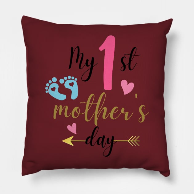 Mother's Day (France) Pillow by baha2010