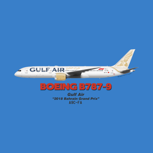 Boeing B787-9 - Gulf Air "2018 Bahrain Grand Prix" by TheArtofFlying