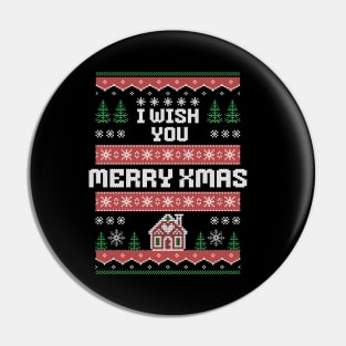 I wish you merry Xmas Pin