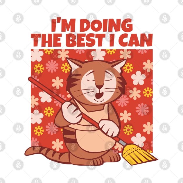 Doing the Best I Can Cat by Sue Cervenka