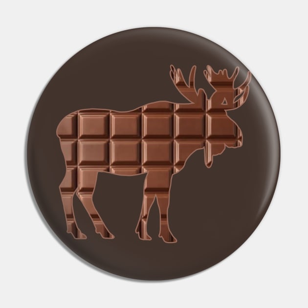 Chocolate Moose Pin by GeoCreate