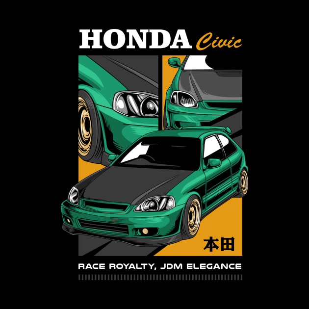 Honda Civic EK9 Nostalgia by Harrisaputra