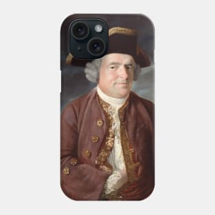 Portrait of a Man in a Tricorn Hat by John Russell Phone Case