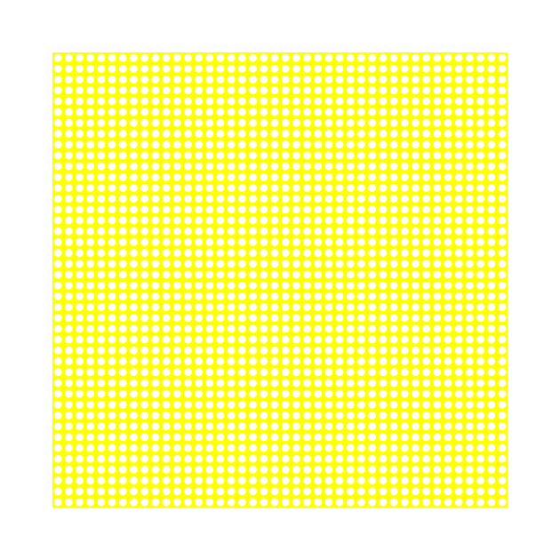 Cute White Yellow White Dotted Pattern by mydesignontrack