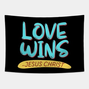 Love Wins | Christian Tapestry