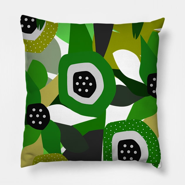 Bright tropical vibe Pillow by CocoDes