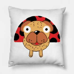 Ladypug Ladybug Pillow