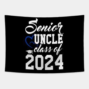 Class of 2024 Senior Gifts Funny Senior Uncle Tapestry