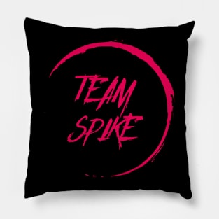 Buffy "Team Spike" slogan red Pillow