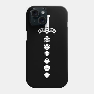 Polyhedral Dice Sword of the Warrior Phone Case