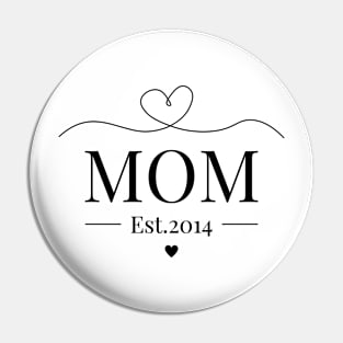 Mom Est 2014 Pin