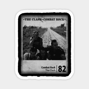 The Clash - Combat Rock // Minimalist Fanart Tribute Magnet