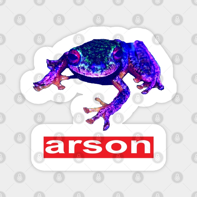 ARSON FROG Magnet by giovanniiiii