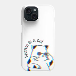 Karma is a Cat | psychedelic Phone Case