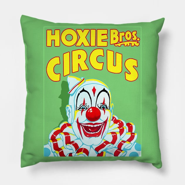 Hoxie Bros. Circus Pillow by headrubble