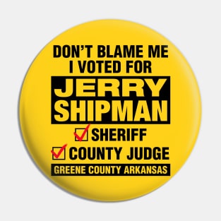 I Voted Shipman Pin