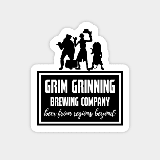 Grim Grinning Brewing Company Hitchhiking Ghosts Magnet