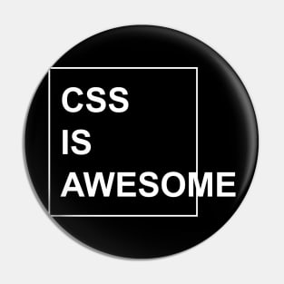 CSS is Awesome Pin