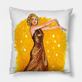 GOLD GOWN Pillow