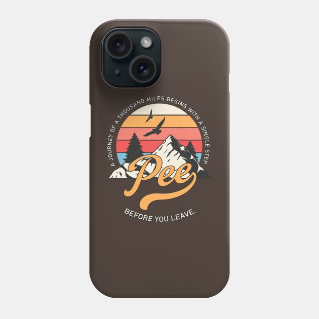 A Journey of A Thousand Miles... Phone Case by Doc Multiverse Designs