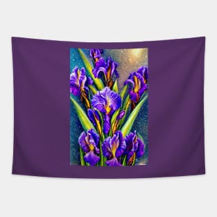 Purple Iris - Botanicals 06 Tapestry