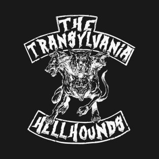 The Transylvania Hellhounds Wolf Logo in White T-Shirt