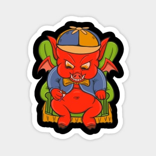 Candy Devil Pig Magnet