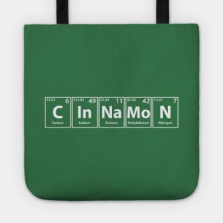 Cinnamon (C-In-Na-Mo-N) Periodic Elements Spelling Tote