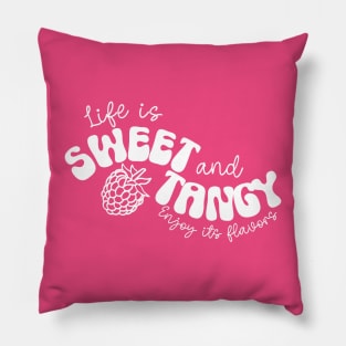 Groovy Raspberry sorbet Pillow