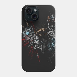 cyborg (var 3 - splattered) Phone Case