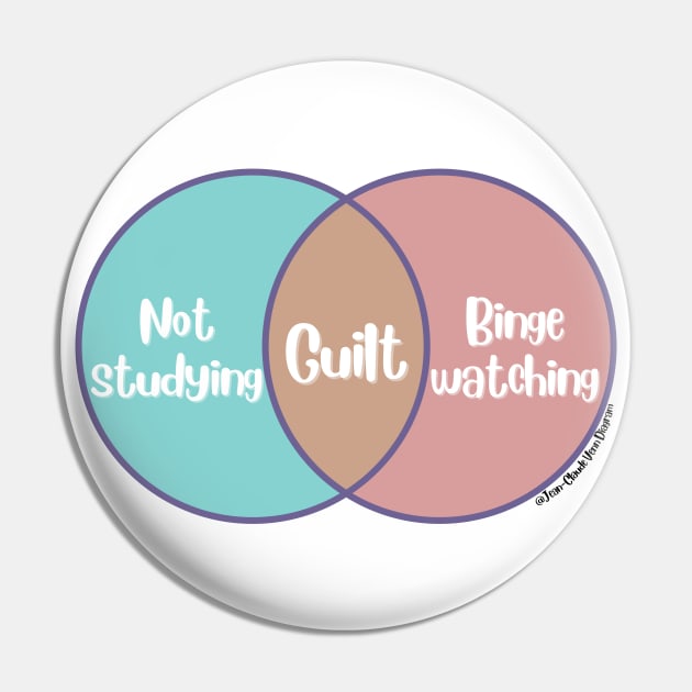 Venn Diagram Guilt: Not studying - Binge watching Pin by Jean-Claude Venn-Diagram