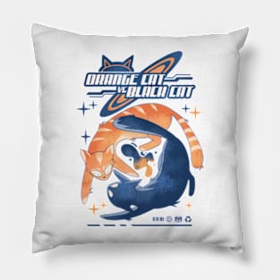 Whiskered Nostalgia: Y2K Japanese Cat Graphic Tee Pillow