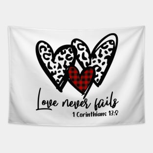 Love Never Fails 1 Corinthians 13:8 Tapestry