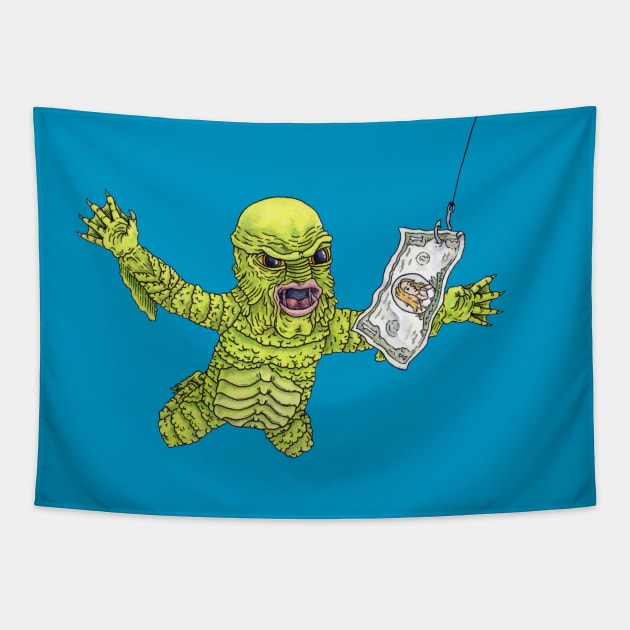 Smells Like Black Lagoon Tapestry by ScottBokma