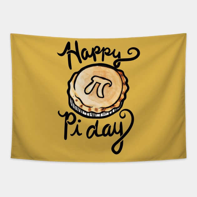 Happy Pi Day Tapestry by bubbsnugg