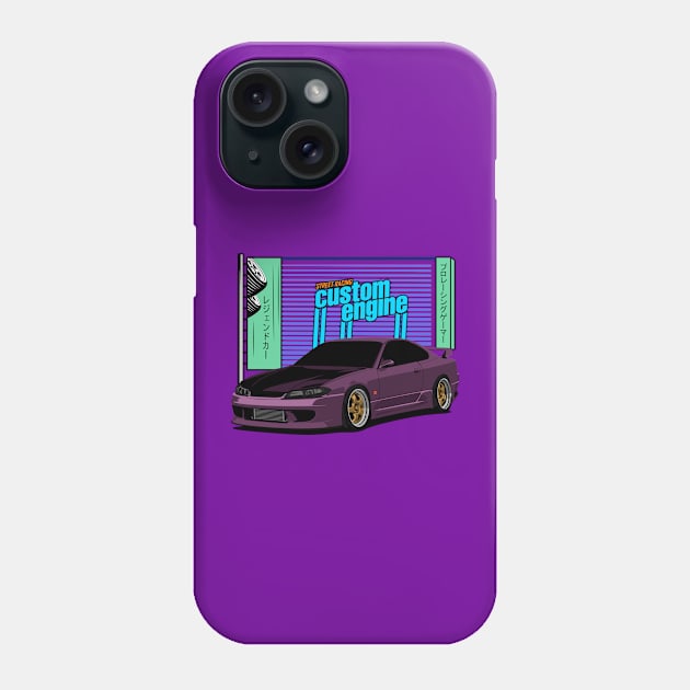 JDM Silvia S15 Phone Case by Car_Designer