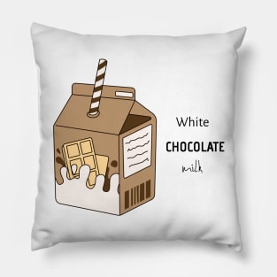 White Chocolate Milk Pillow